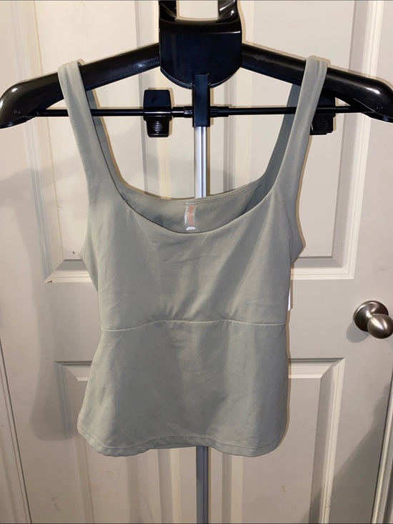 FP Movement by Free People Tops - NWT FP MOVEMENT NEVER BETTER LONG TANK TOP IN COLOR SAGE GREEN SIZE SMALL
